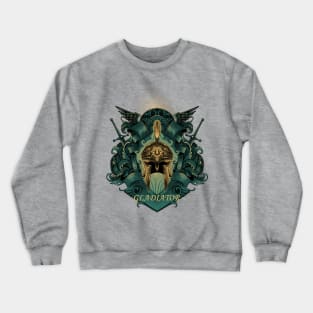 Gladiator Helmet Artwork Crewneck Sweatshirt